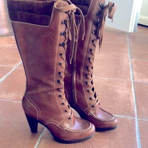 Cole Haan lace up boot